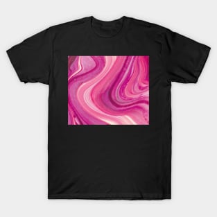 Texture pink paint pattern T-Shirt